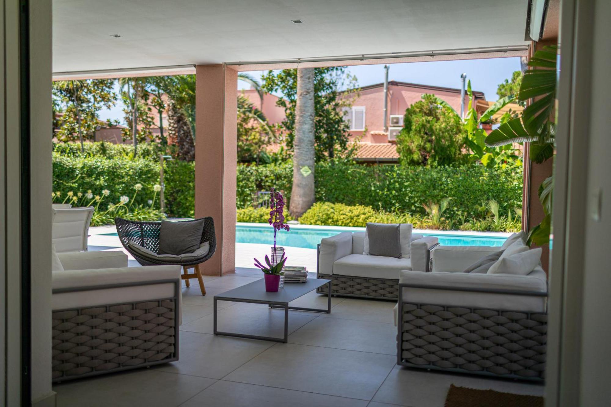 Villa Ametista Portorosa Furnari Bagian luar foto